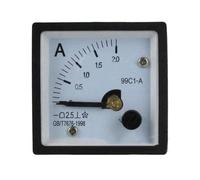 99C1-A Pointer Type DC 1A2A3A5A5A10A20A20A50A75A100A Ampere Meter 48 * 48mm 1Pcs(100A 75mV)