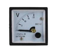 99C1 DC 0-300V 10V 20V 30V 50V 100V 150V Analog Panel Volt Voltage Meter Voltmeter Gauge 48mm 1Pcs(0-10V)