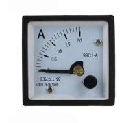 99C1 DC1A2A3A5A10A20A30A50A75A100A Analog Panel Ammeter Pointer Type Current Meter 48x48mm 1Pcs(400A 75mv)