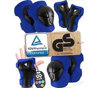 99FLIPS Knee Pads for Kids - Girls Knee and Elbow Pads for Children and Toddler - Skateboard, Inline Skating & Scooter - Size SM Blue
