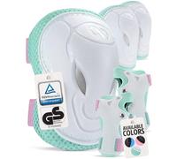 99FLIPS Knee Pads for Kids - Kids Knee and Elbow Pads for Children and Toddler - Skateboard, Inline Skating & Scooter - Size XS Blue