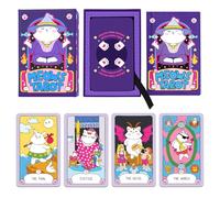 99FOX Meows Tarot Card Deck with Guidebook for Adults Beginners Cute Cards Cat Lovers