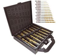 99Pc Titanium-Coated Hss Drill Bit Set (1.5-10mm) With Case, Suitable For Plastic, Wood, And Metal