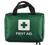 99pcs Emergency Essentials First Aid Kit Bag - Inc. Sterile Dressings, Eye Wash, Gauze, Bandages, Ice Pack, Thermal Blanket - for Family, Home, Office, Vehicle, Workplace, Travel, Camping (Green)