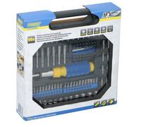 99Pcs Ratchet Screwdriver Set Socket Wrench Tool Case Torx Allen Screw Nut KINZO