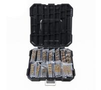 99Pcs Titanium Drill Bit Set High-Speed Steel Drill Bits for Steel Plate Wood Plastic Metal Copper Alloy Woodworking Hole Opener,99PCS,Boxed
