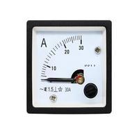 99T1 Amp Meter Gauge Panel ammeter Current Meter Current tester AC1A2A3A5A10A15A20A30A50100A200A300A400A500A 48x48mm(2A_48X48MM_AMMETER)