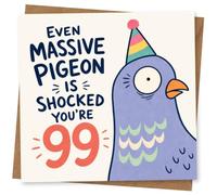 99th Birthday Card, Funny Party Design