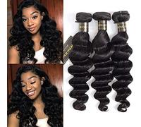 9A Bundles Peruvian Unprocessed Peruvian Human Hair 3 Packs (14/16/18 Bundles)