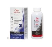 (9 Dev (Vol. 20) 3.6oz) Wella 12AA Nordic Blonde Color Charm Permanent Liquid Haircolor