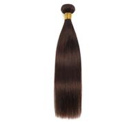 9A Straight Single Bundles Human Hair, Unprocessed Virgin Hair Weave (100 g) Easy Installation and Removal(#4,18 inch)