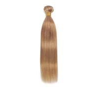 9A Straight Single Bundles Human Hair, Unprocessed Virgin Hair Weave (100 g) Easy Installation and Removal(#27,14 inch)