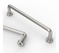 9BUILD 10 Pack 128mm Brushed Satin Nickel Cabinet Pulls - Hole Spacing, Drawer Handles, Drawer Handles, Handles for Kitchen Cabinets, Wardrobe