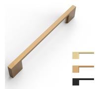 9BUILD 10 Pack Champagne Bronze Cabinet Pulls 6.25 Inch Cabinet Handles Kitchen Cabinet Hardware Kitchen Handles for Cabinets Champagne Dresser Pulls Kitchen Pulls