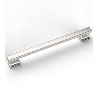 9BUILD 7 Inch(177mm) 10 Pack Brushed Satin Nickel Cabinet Pulls - Kitchen Cabinet Hardware Handles for Cupboards