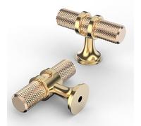 9BUILD Cabinet Pulls Sigle Hole Center Kitchen Cupboard Handles Knurled Cabinet Handles Kitchen Handles for Cupboard Drawer Handles UK0049