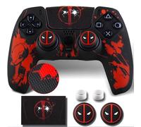 9CDeer Non-Slip Silicone Cover for PS5 Controller with Thumbstick Caps * 2 & Sticker * 1 depool immortal