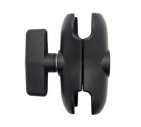 9CM Length Aluminium Alloy Double Socket Arm for RAM with 1.5 Inch Ball Base Mount Motorcycle Camera Extension