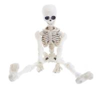 9cm Moveable Joint Skeleton Halloween Party Scary Decoration Figure Skeleton Toys Skull Action Model Mini Prank Kid F1R6 Adults