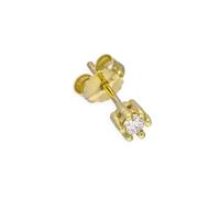 9ct Gold & 0.05ct Diamond Single Stud Earring