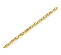9ct Gold 1mm Wide Solid Prince Of Wales Chain - 16in - Z51172