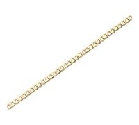 9ct Gold 2.8mm Wide Diamond Cut Solid Curb Chain - 24in - R9011