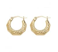 9ct Gold Babies Creole Earrings ER065 - Classic Look | Acotis
