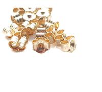 9ct Gold Butterfly Earring Backs .375 ~ Push Fit x 3 Pairs(6) 4mm Small