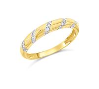 9ct Gold Cubic Zirconia Ring - R5972-P