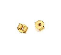 9ct Gold Large Earring Butterfly Backs - 5mm - S3052