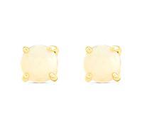 9ct Gold Opal Stud Earrings - 3mm - G0268