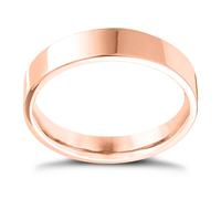 9ct Rose Gold Extra Heavy Flat Court 7mm Ring