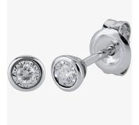 9ct White Gold 0.06ct Diamond Stud Earrings E5264D-9W-006G-A