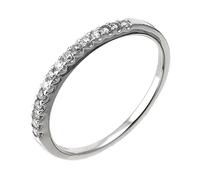 9ct White Gold 0.15ct Diamond Wedding Ring
