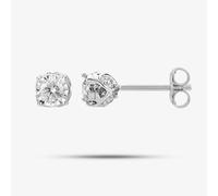 9ct White Gold 0.50ct Four Claw Diamond Stud Earrings THE19683-50
