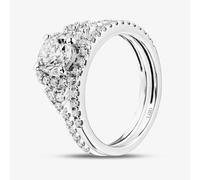 9ct White Gold 1.25ct Lab Grown Diamond Bridal Set LGR42232-125 L