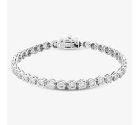 9ct White Gold 2.00ct Diamond Tennis Bracelet TH0122522