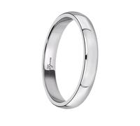 9ct White Gold 3mm Light Traditional Court Ring BNN-702