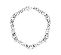 9ct White Gold Celtic Twist Handmade Bracelet HMC-2611