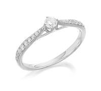 9ct White Gold Cubic Zirconia Ring - R5951