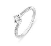 9ct White Gold Lab Grown 0.33ct Diamond Ring White