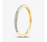 9ct Yellow Gold 0.08ct Diamond Half Eternity Ring TH0148036 P
