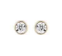 9ct Yellow Gold 0.16cttw Diamond Birthstone Stud Earrings