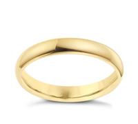 9ct Yellow Gold 3mm Super Heavyweight Court Ring