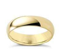 9ct Yellow Gold 5mm Super Heavyweight Court Ring