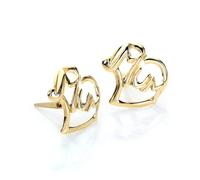 9ct Yellow Gold Andralok Mum Stud Earrings/Studs