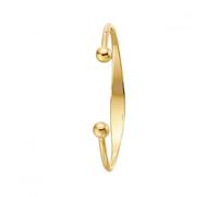 9ct Yellow Gold Baby Torc ID Bangle BN123 | Acotis