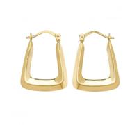 9ct Yellow Gold Creole Earrings ER550N - Modern Style | Acotis