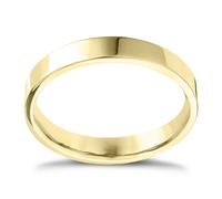 9ct Yellow Gold Extra Heavy Flat Court 2mm Ring