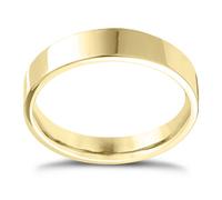 9ct Yellow Gold Extra Heavy Flat Court 7mm Ring